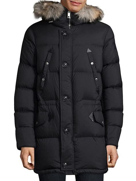 Shop Burberry Hartson Heavy Weight Down Parka 